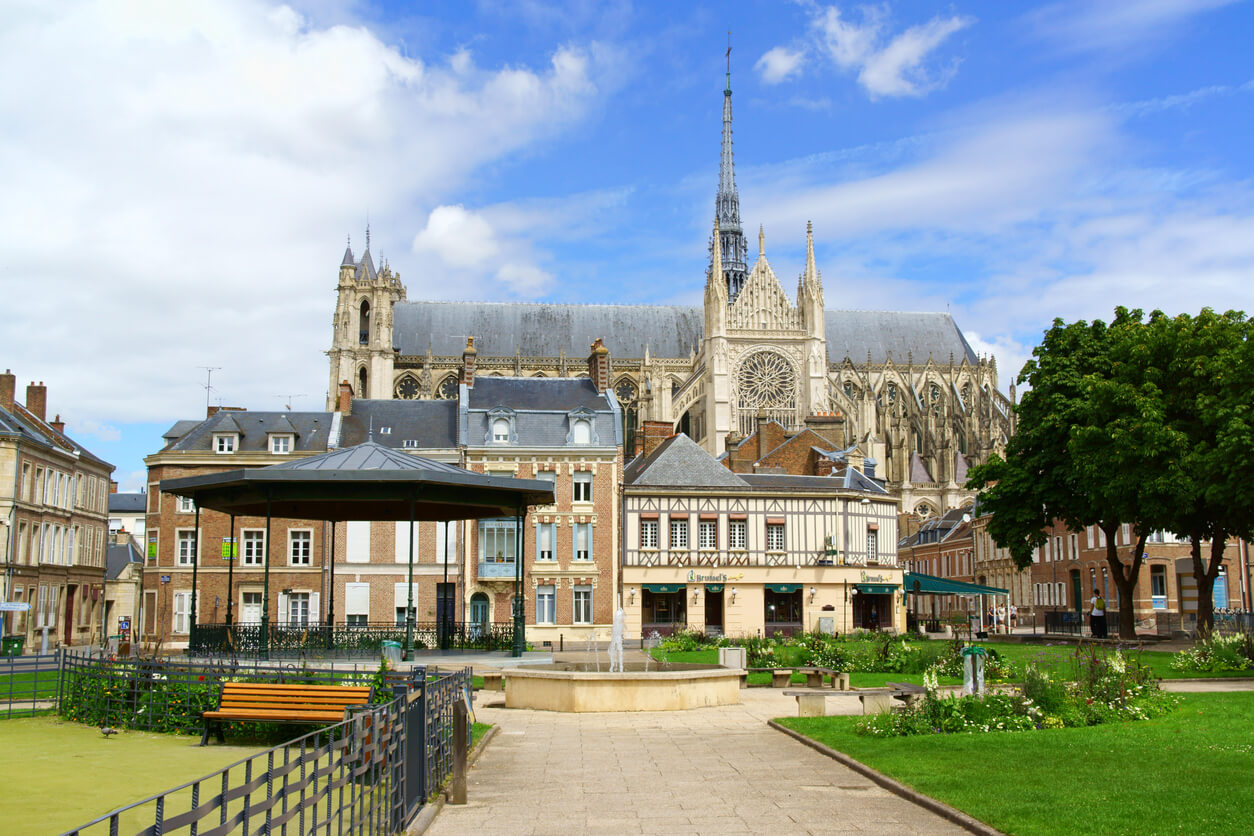 Amiens : Le centre-ville et de la cathédrale Notre-Dame d'Amiens