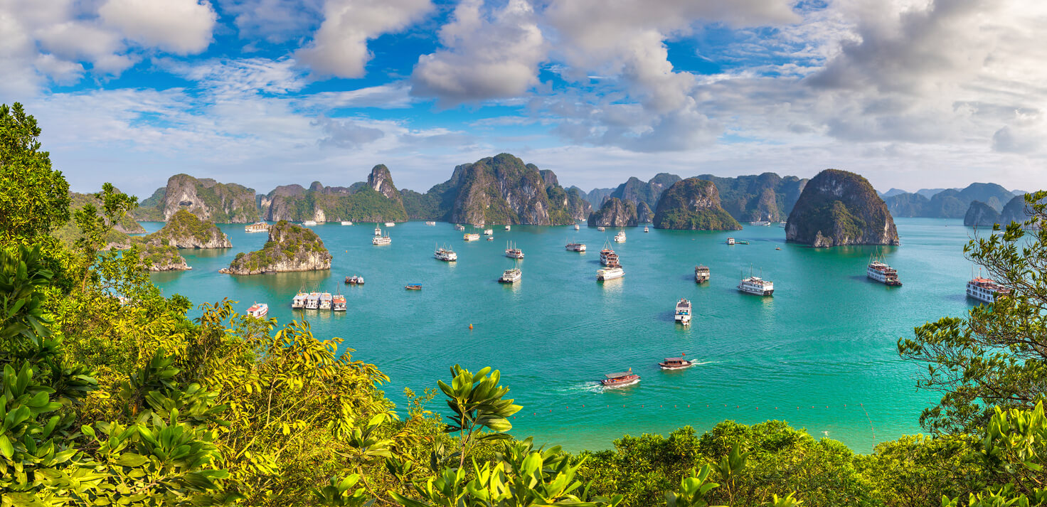 Vịnh Hạ Long (Bucht von Hạ Long) : La baie d’Halong Vịnh Hạ Long (Bucht von Hạ Long) : La baie d’Halong