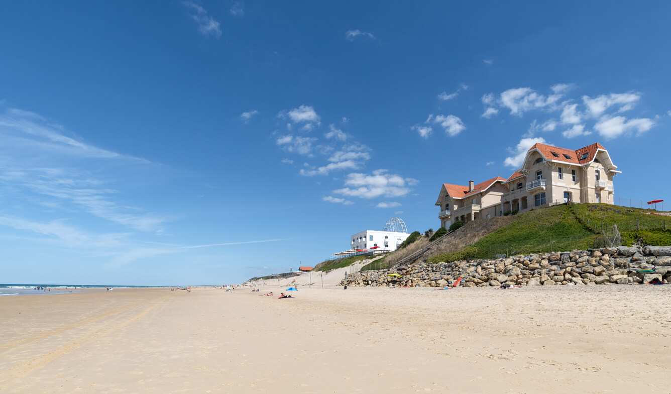 Biscarosse : La plage de Biscarrosse
