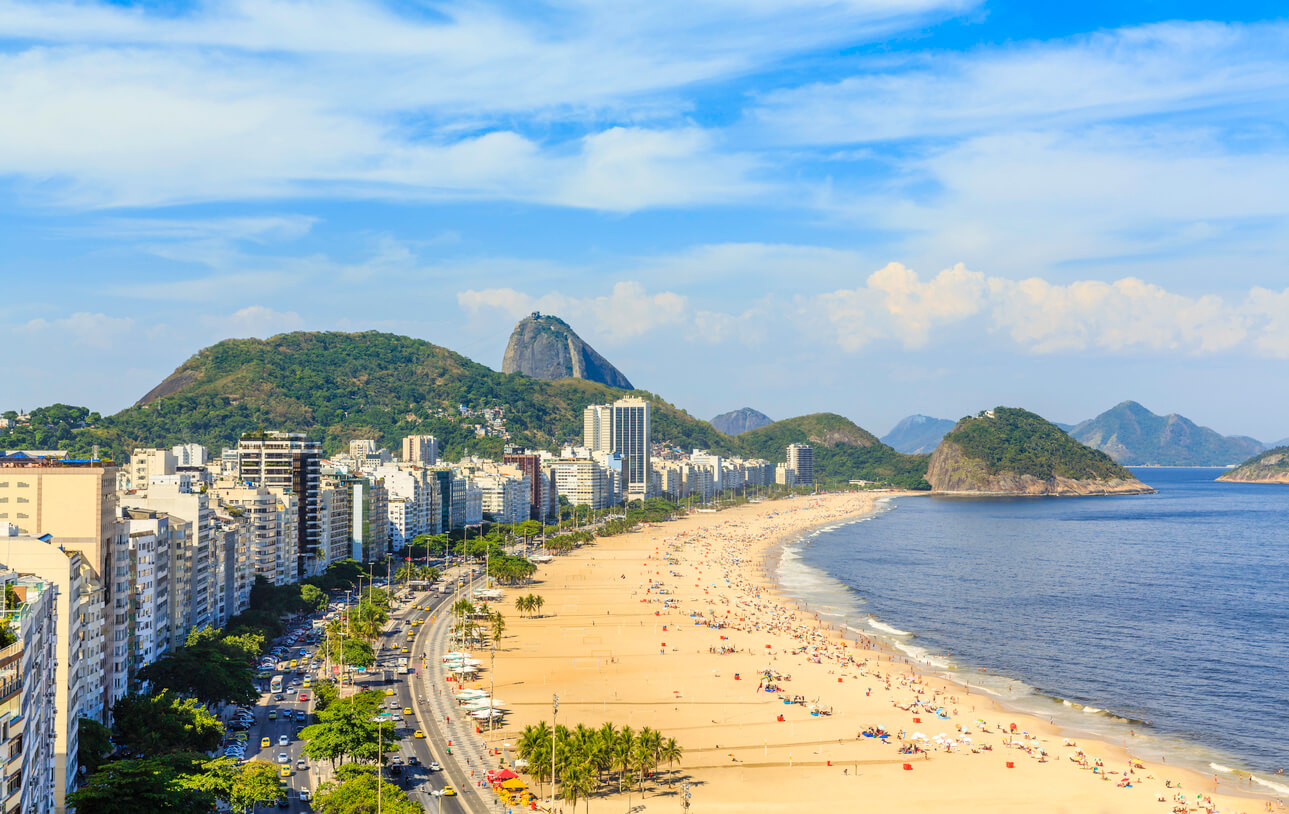 Brasilien: Plage de Copacabana à Rio de Janeiro Brasilien: Plage de Copacabana à Rio de Janeiro