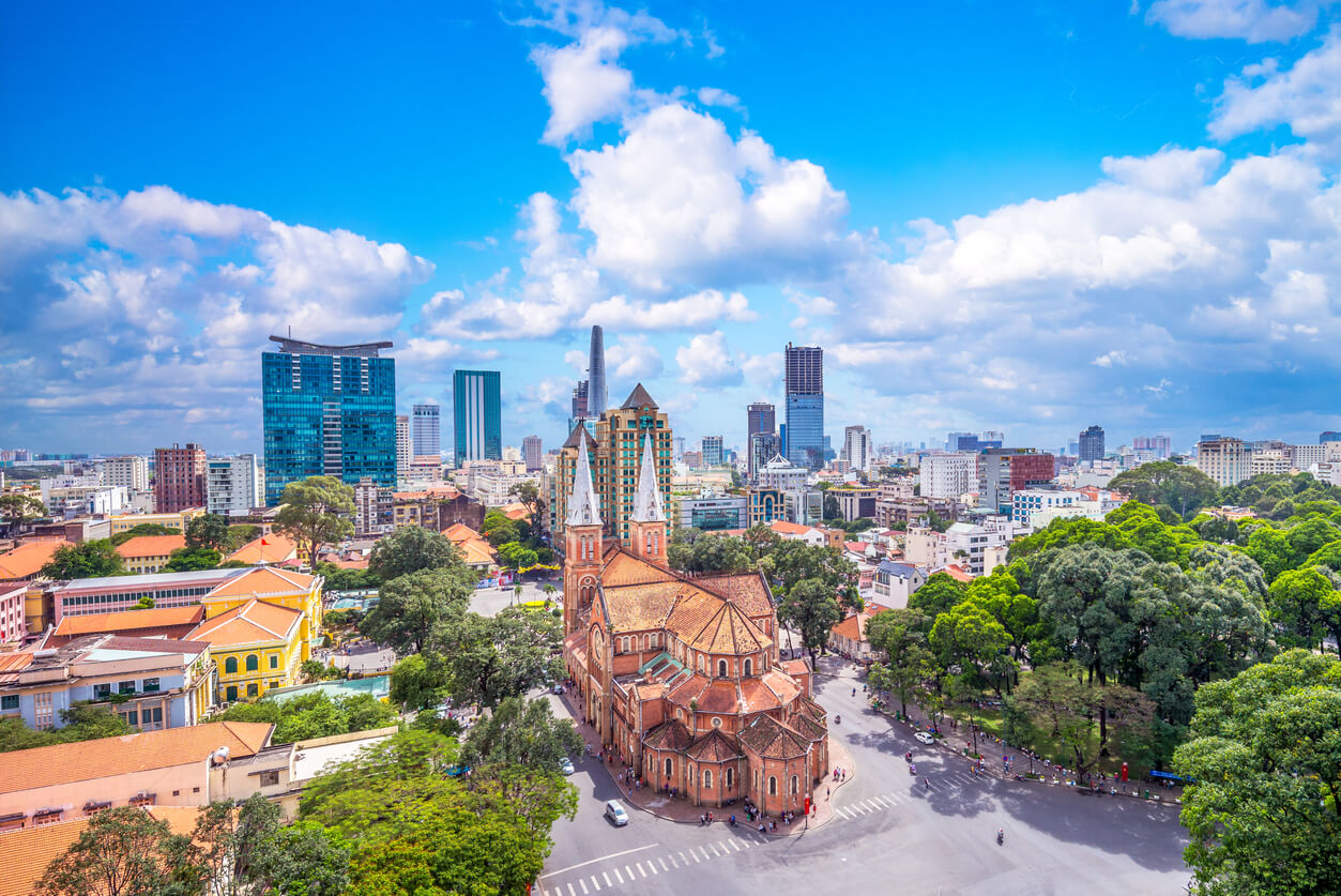 Ho-Chi-Minh-Stadt : Notre-Dame de Saïgon à Ho Chi Minh Ville