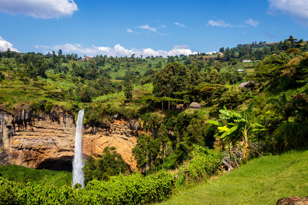 Uganda: Les chutes de Sipi dans le parc national Mount Elgon