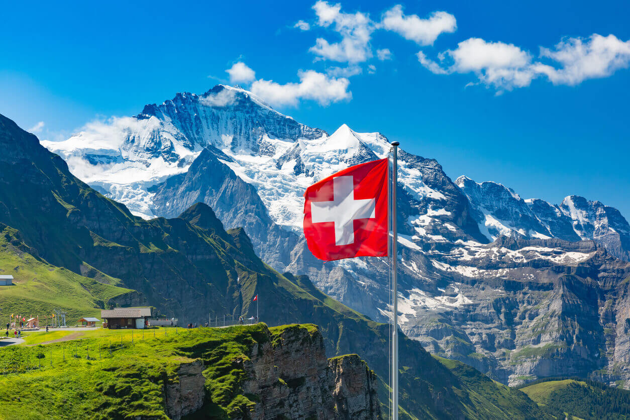 Schweiz: Le mont Jungfrau Schweiz: Le mont Jungfrau